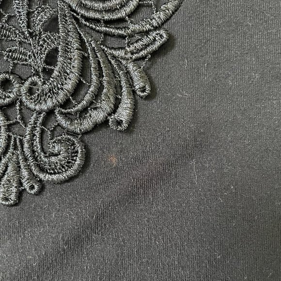 HOST PICK*Arianne Teri Floral High Collar Top -M- - Picture 11 of 11